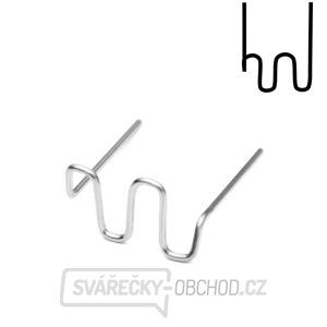 PW8 - sada 100 ks sponky tvaru V z nerezové oceli, Ø 0,8 mm PW8 - sada 100 ks sponky tvaru V z nerezové oceli, Ø 0,8 mm gallery main image