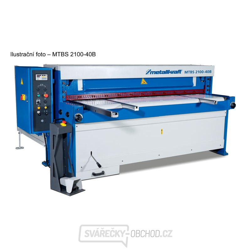 Elektrické nůžky na plech MTBS 2550-40 B s programovatelným zadním dorazem Elektrické nůžky na plech MTBS 2550-40 B s programovatelným zadním dorazem gallery main image
