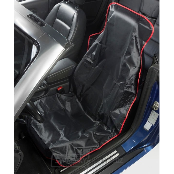 Nylonový ochranný povlak na přední sedadlo SR - černý