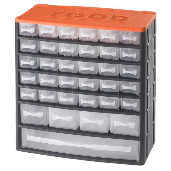 TOOD Plastová skříňka 35 šuplíků 330x170x350mm CD1235