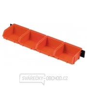 Plastový zásobník 4 ks + lišta Plastový zásobník 4 ks + lišta gallery main image