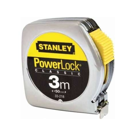 Svinovací metr Powerlock 3mx12,7mm s plastovým ABS pouzdrem Stanley
