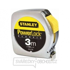 Svinovací metr Powerlock 3mx12,7mm s plastovým ABS pouzdrem Stanley