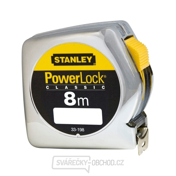 Svinovací metr Powerlock 8m x 25mm s plastovým ABS pouzdrem Stanley