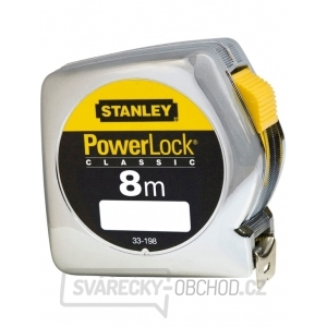 Svinovací metr Powerlock 8m x 25mm s plastovým ABS pouzdrem Stanley