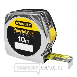 Svinovací metr Powerlock 10m x 25mm s plastovým ABS pouzdrem Stanley