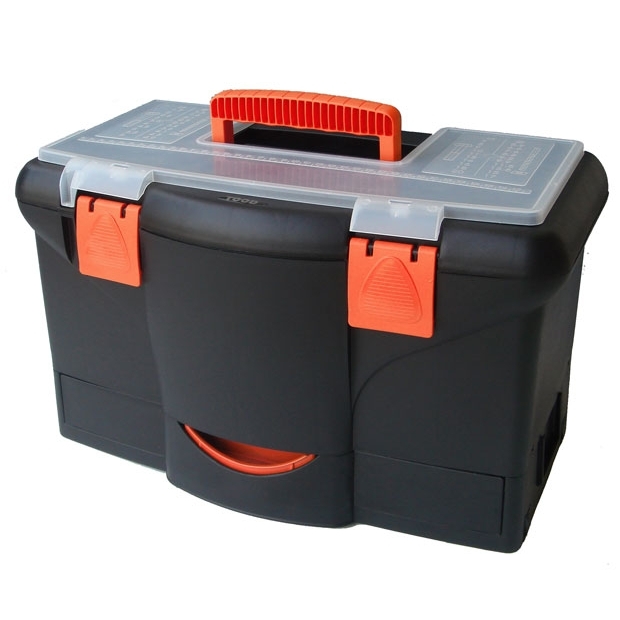 TOOD Plastový kufr 18" 450x290x260mm se zásuvkou
