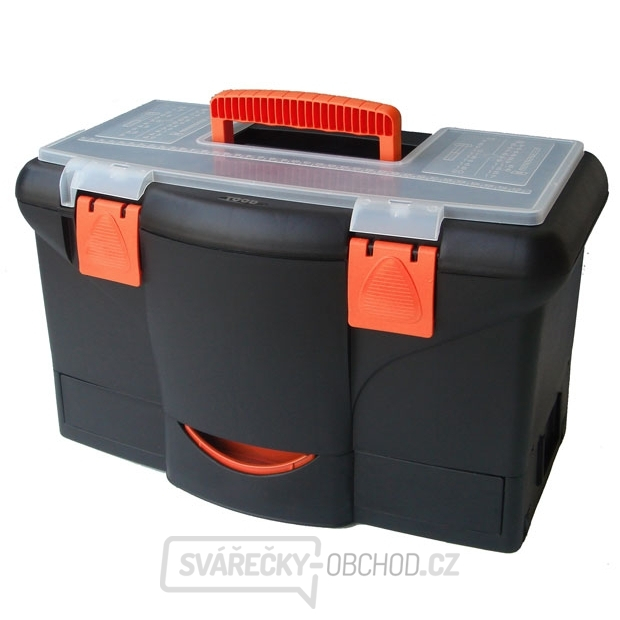 Plastový kufr 18" 450x290x260mm se zásuvkou