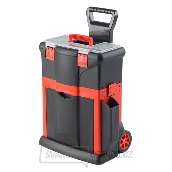 Plastový pojízdný kufr, 460x330x620mm