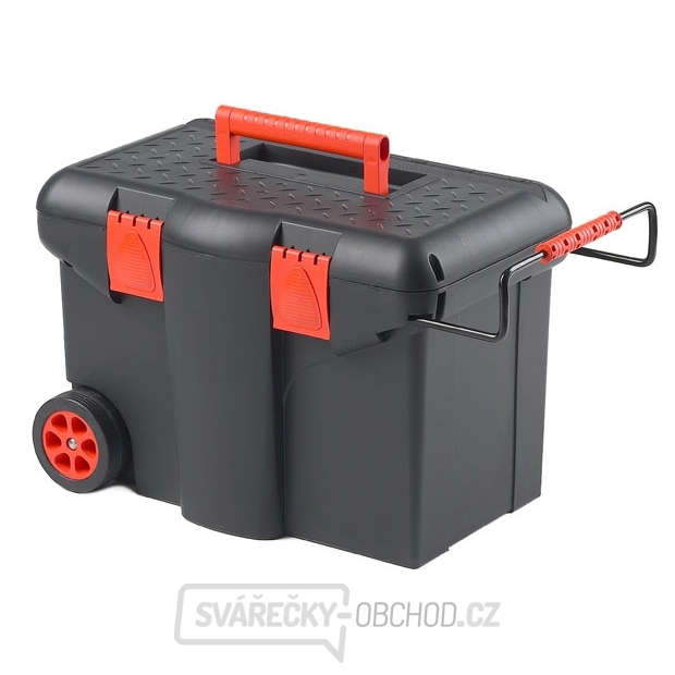 Plastový pojízdný kufr, 580x380x400mm