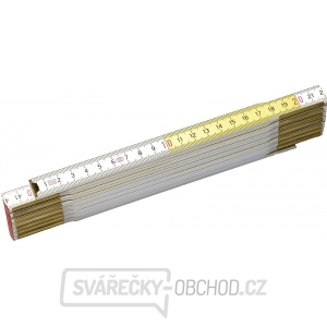 Dřevěný skládací metr žluto-bílý 2m Stanley Dřevěný skládací metr žluto-bílý 2m Stanley gallery main image