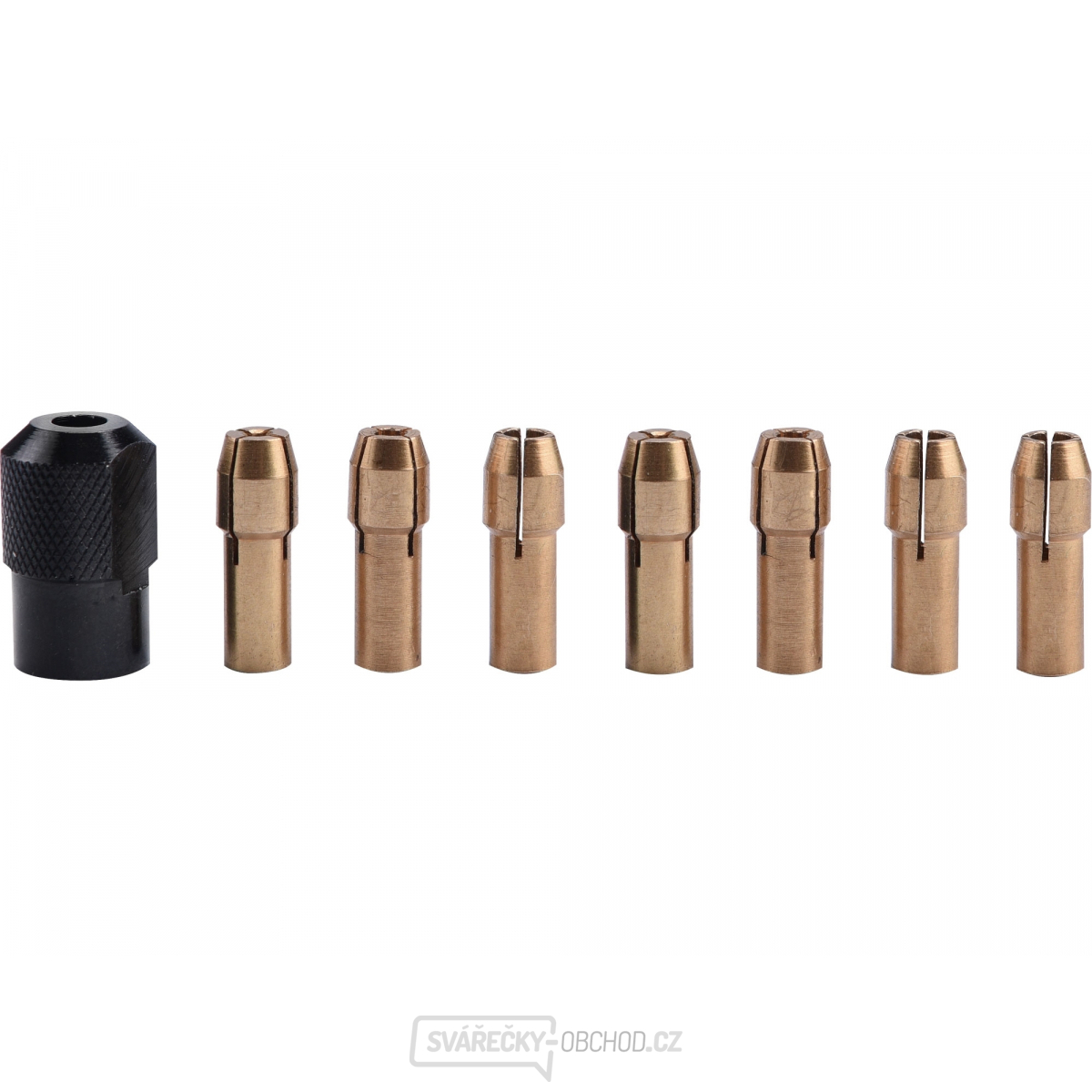 Kleštiny, sada 8ks - ∅1-1,6-2-2,3-3-2x3,2mm, hlavice M8x0,75