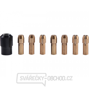 Kleštiny, sada 8ks - ∅1-1,6-2-2,3-3-2x3,2mm, hlavice M8x0,75 Kleštiny, sada 8ks - ∅1-1,6-2-2,3-3-2x3,2mm, hlavice M8x0,75 gallery main image