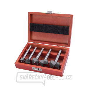 Frézy-sukovníky do dřeva s SK plátky, průměry 15-20-25-30-35mm, stopka 8-10mm - 5 ks Frézy-sukovníky do dřeva s SK plátky, průměry 15-20-25-30-35mm, stopka 8-10mm - 5 ks gallery main image