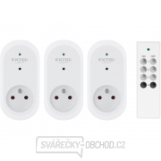 Zásuvka dálkově ovládaná 3ks, základní sada s ovladačem, dosah 30m Zásuvka dálkově ovládaná 3ks, základní sada s ovladačem, dosah 30m gallery main image