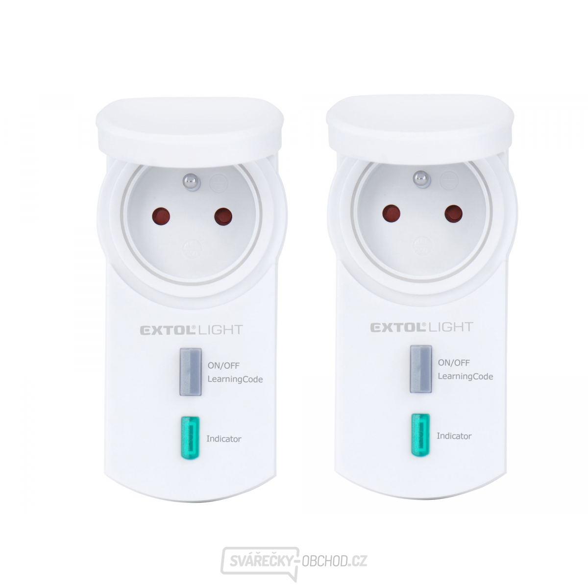 Zásuvka dálkově ovládaná, venkovní IP44, rozšiřující sada, dosah 30m - 2 ks