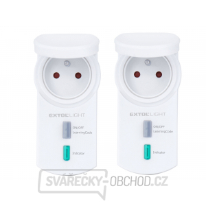 Zásuvka dálkově ovládaná, venkovní IP44, rozšiřující sada, dosah 30m - 2 ks Zásuvka dálkově ovládaná, venkovní IP44, rozšiřující sada, dosah 30m - 2 ks gallery main image