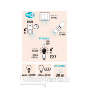 Objímka na žárovku dálkově ovládaná, rozšiřující sada, max. 60W žárovka, E27, dosah 30m - 2 ks Náhled