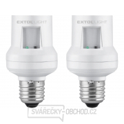 Objímka na žárovku dálkově ovládaná, rozšiřující sada, max. 60W žárovka, E27, dosah 30m - 2 ks Objímka na žárovku dálkově ovládaná, rozšiřující sada, max. 60W žárovka, E27, dosah 30m - 2 ks gallery main image