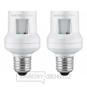 Objímka na žárovku dálkově ovládaná, rozšiřující sada, max. 60W žárovka, E27, dosah 30m - 2 ks Objímka na žárovku dálkově ovládaná, rozšiřující sada, max. 60W žárovka, E27, dosah 30m - 2 ks gallery main image