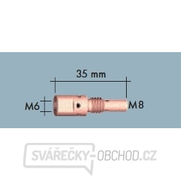 Mezikus MB 25 M8/M6 35 mm dlouhý