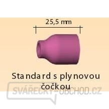 Keramická hubice ABITIG GRIP 9/20 standard s plyn.čočkou vel. 6 gallery main image