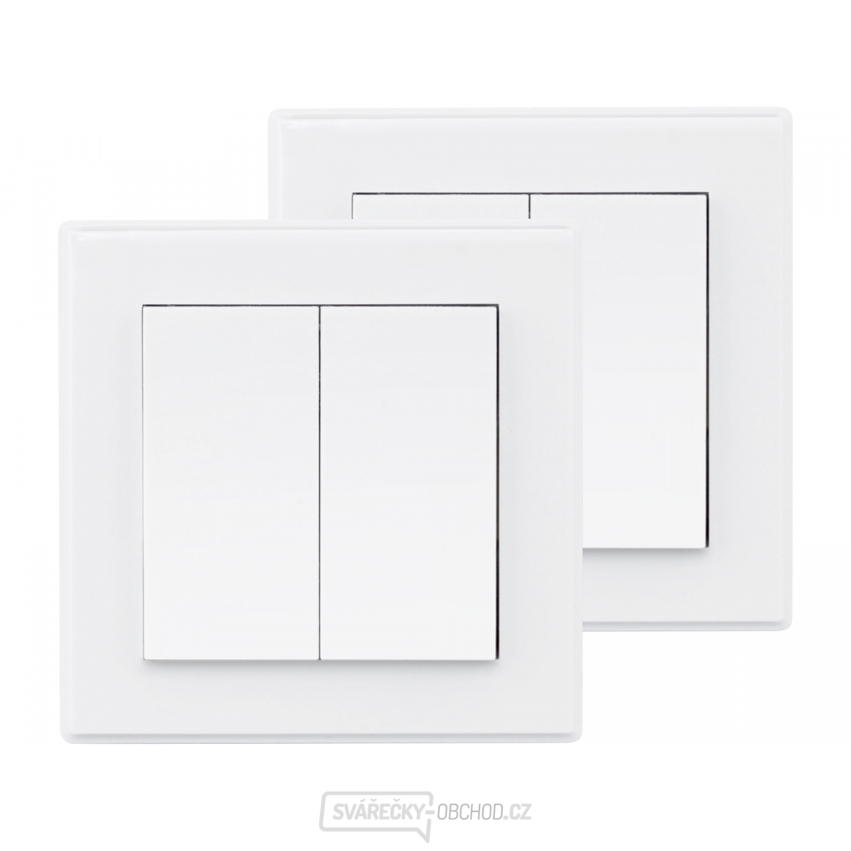 Vypínač/ovladač, dvojitý - 2 ks Vypínač/ovladač, dvojitý - 2 ks gallery main image