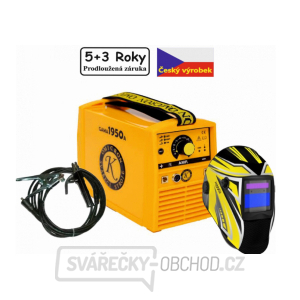 Svářecí invertor GAMA 1950A + kabely 3/25mm + kukla Svářecí invertor GAMA 1950A + kabely 3/25mm + kukla gallery main image