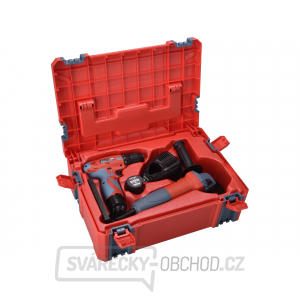 Sada aku vrtačky 12V a úhlové brusky 125mm v plastovém boxu Sada aku vrtačky 12V a úhlové brusky 125mm v plastovém boxu gallery main image
