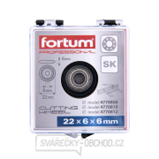 Kolečko řezací ložiskové 22x6x6mm, SK Náhled