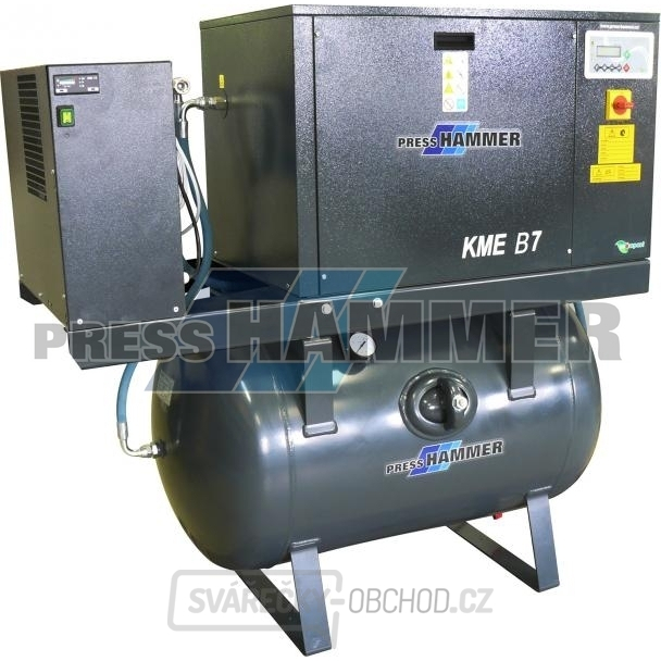 Šroubový kompresor KME B4 E - 8bar + vzdušník 270l