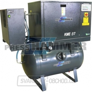 Šroubový kompresor KME B4 E - 10bar + vzdušník 270l gallery main image