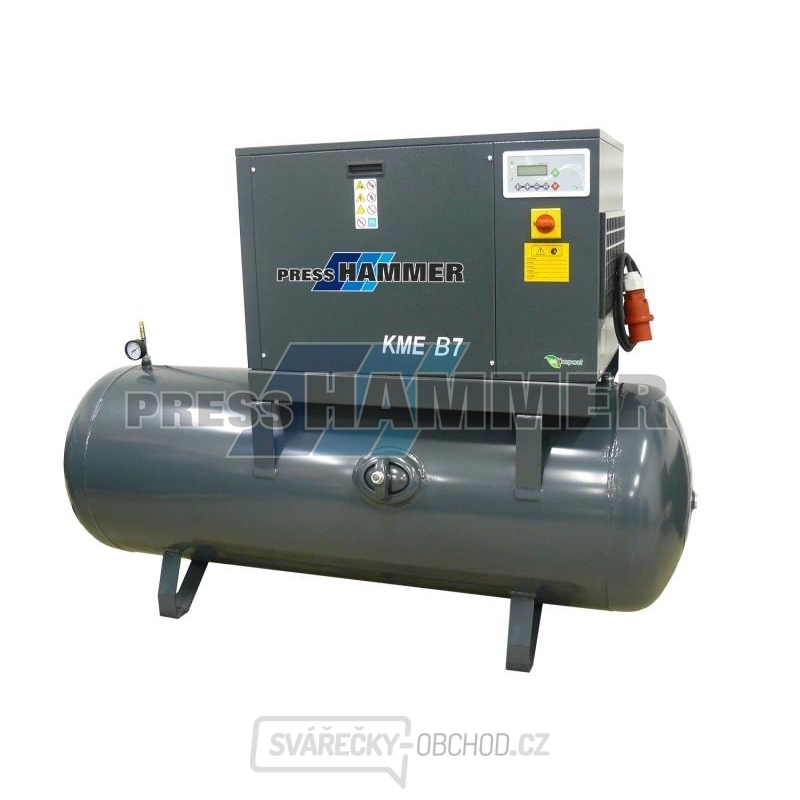 Šroubový kompresor KME B5 - 10bar + vzdušník 500l
