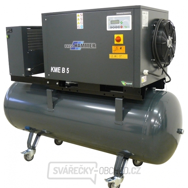 Šroubový kompresor KME B15 E - 10bar + vzdušník 500l gallery main image