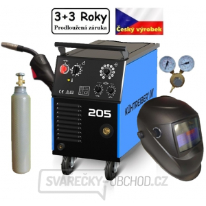 KIT 205 Standard 4kladka + hořák + kukla + ventil + Plná láhev CO2 plná gallery main image