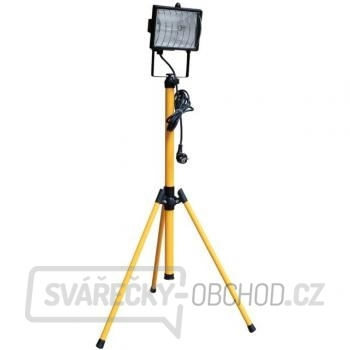 Halogen se stativem 500W, výška 1-1,75 m s ochrannou mřížkou