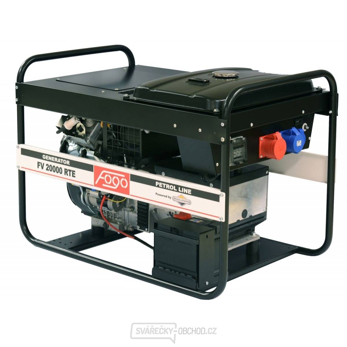 Elektrocentrála FV20000 TRE s DVR, větší palivovou nádrží a el. startérem