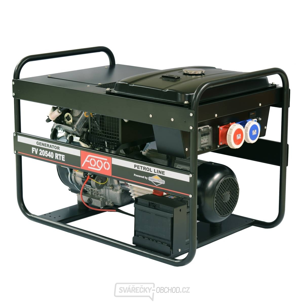 Elektrocentrála FV20540 TRE s DVR, větší palivovou nádrží a el. startérem