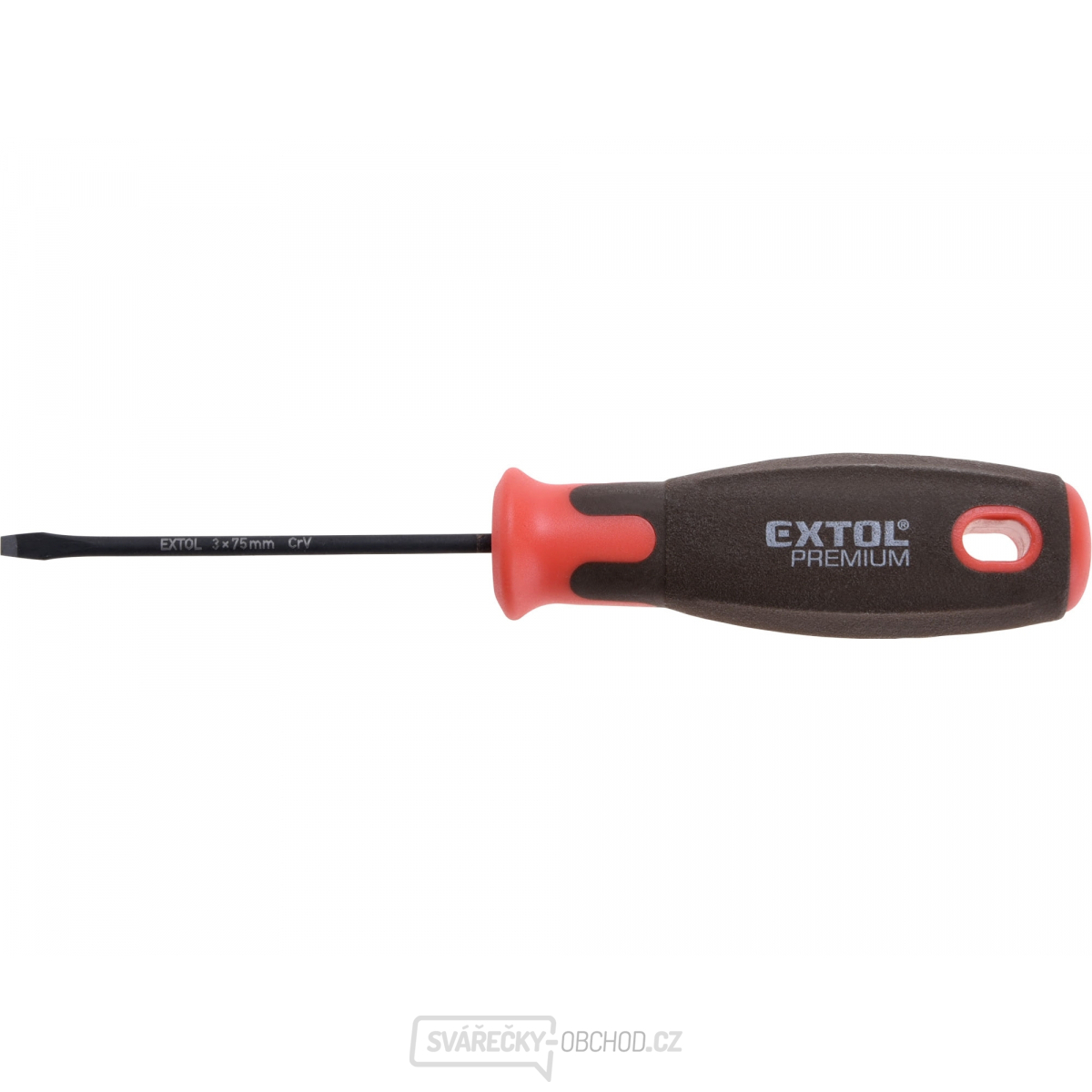 Šroubovák plochý SUPERGRIP, (-) 3x75mm, CrV