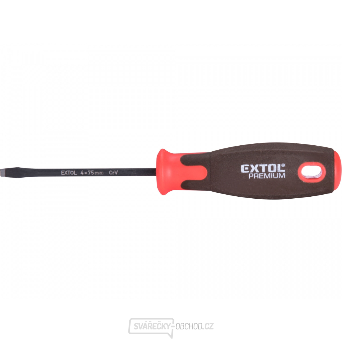 Šroubovák plochý SUPERGRIP, (-) 4x75mm, CrV