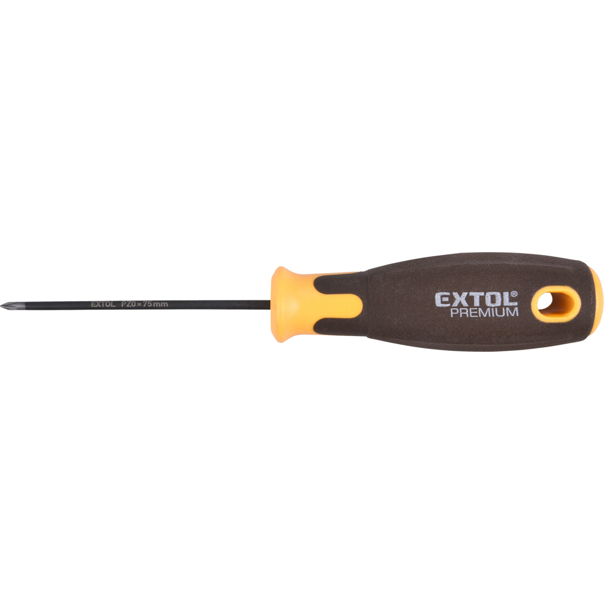 EXTOL PREMIUM Šroubovák křížový PZ SUPERGRIP, PZ 0x75mm, CrV 8819275