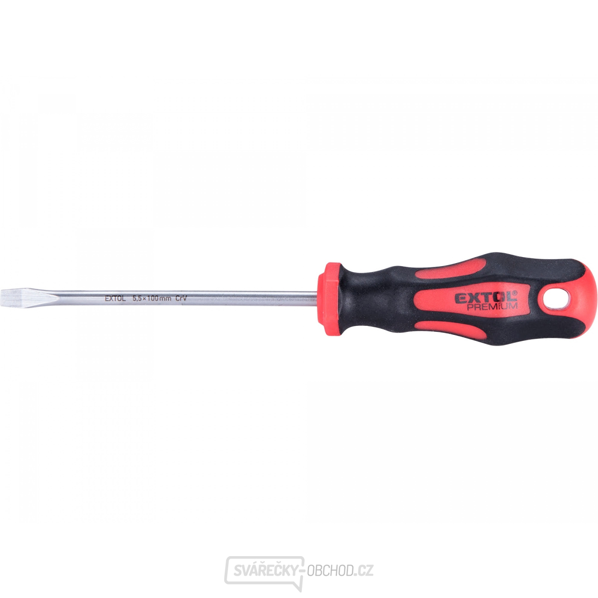 Šroubovák plochý, (-) 5,5x100mm, CrV