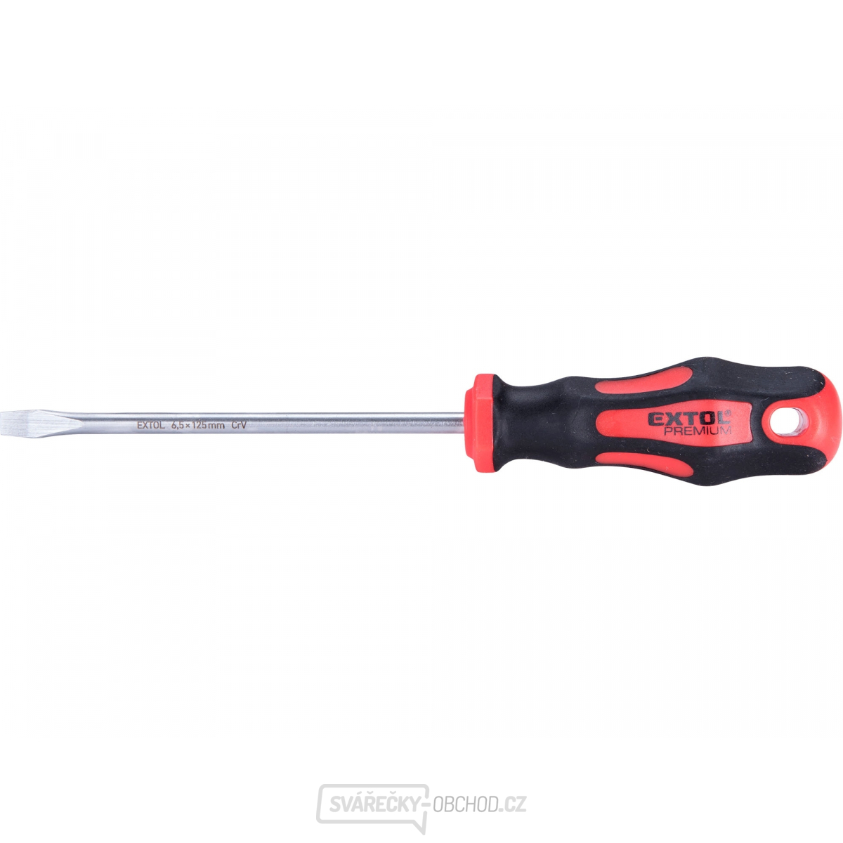 Šroubovák plochý, (-) 6,5x125mm, CrV