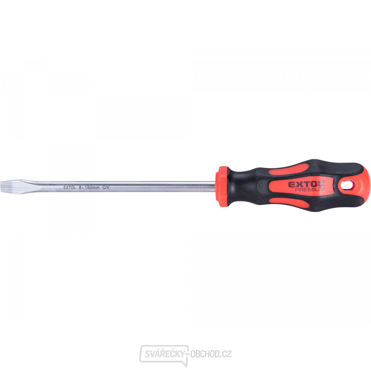 Šroubovák plochý, (-) 8x150mm, CrV