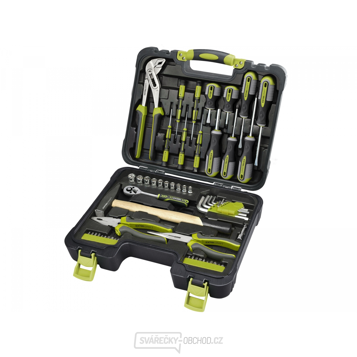 Sada 57ks nářadí, CrV, 1/4"