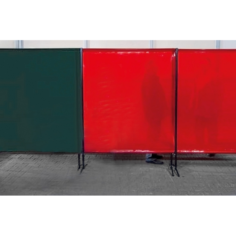 Schweißkraft TransEco ochranná zástěna 2050 V, červená 2050 × 1870 mm 1612000