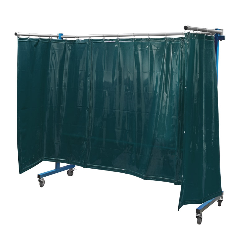 Levně Schweißkraft TransFlex ochranná zástěna, tmavě zelená 3700 × 1950 mm 1613001