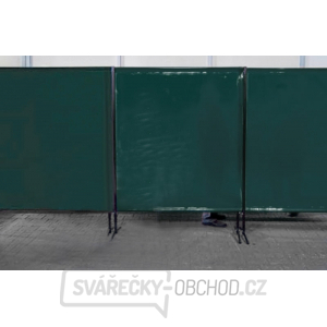 TransEco ochranná zástěna 1450 V, tmavě zelená 1450 × 1870 mm TransEco ochranná zástěna 1450 V, tmavě zelená 1450 × 1870 mm gallery main image