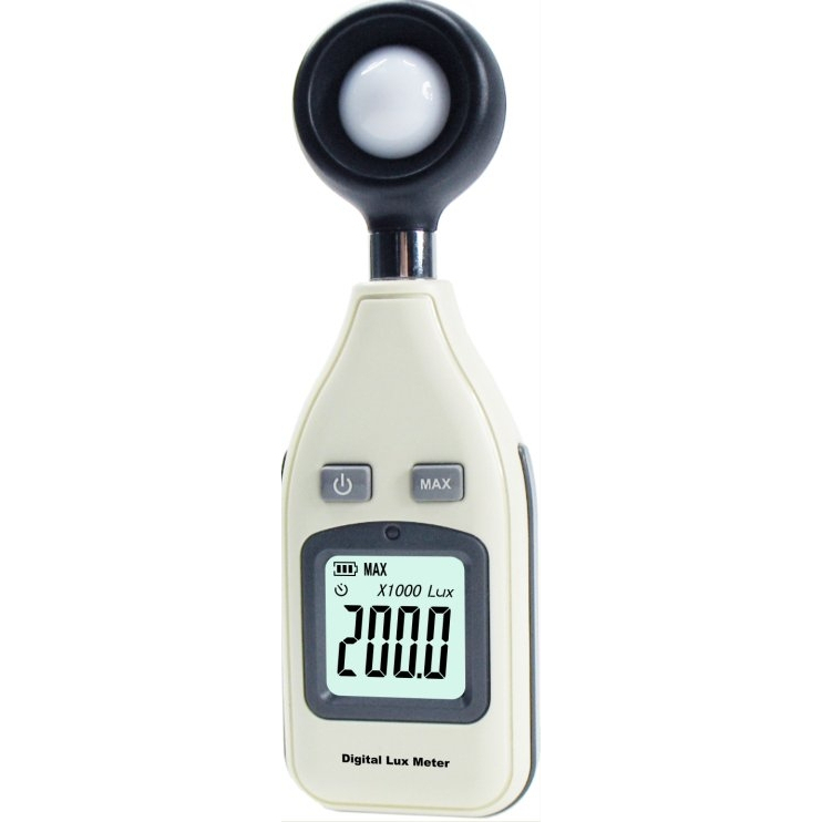 Levně Digitální luxmetr / přístroj pro měření intenzity osvětlení GM1010 2600000GM1010