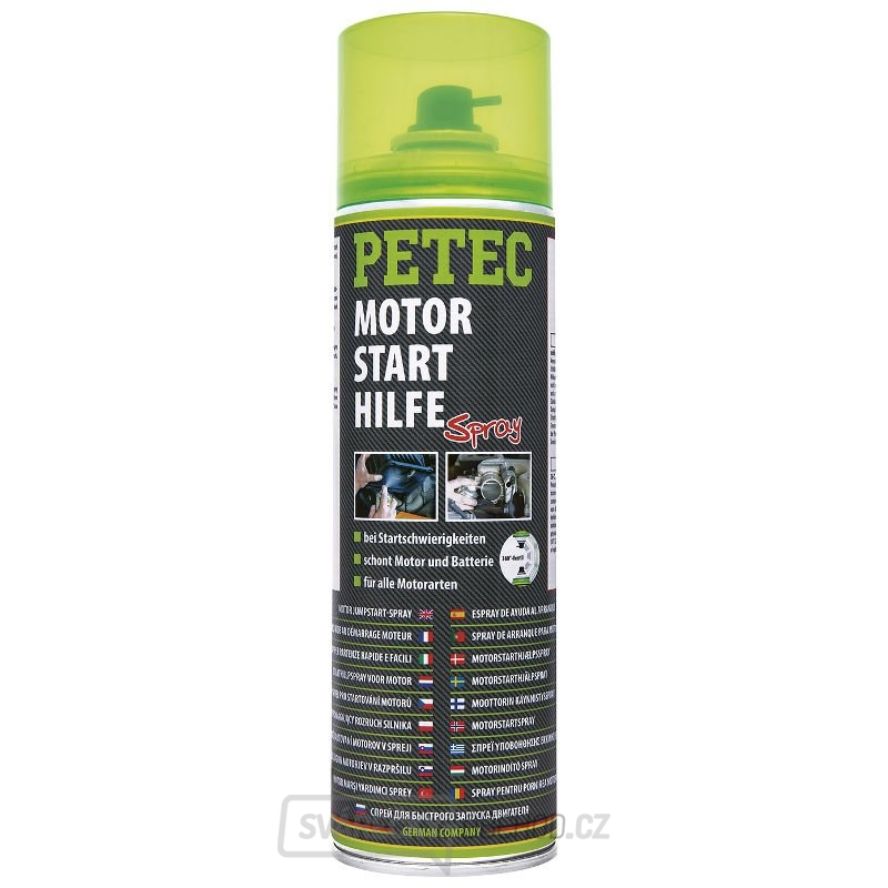 Sprej pro snadnější startování motoru - PETEC Motorstarthilfe spray